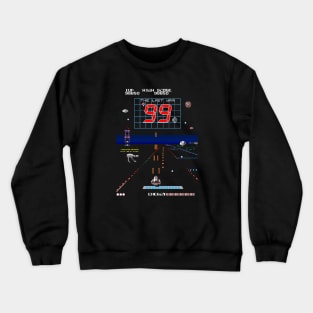 Mod.1 Arcade The Last War 99 Space Invader Video Game Crewneck Sweatshirt